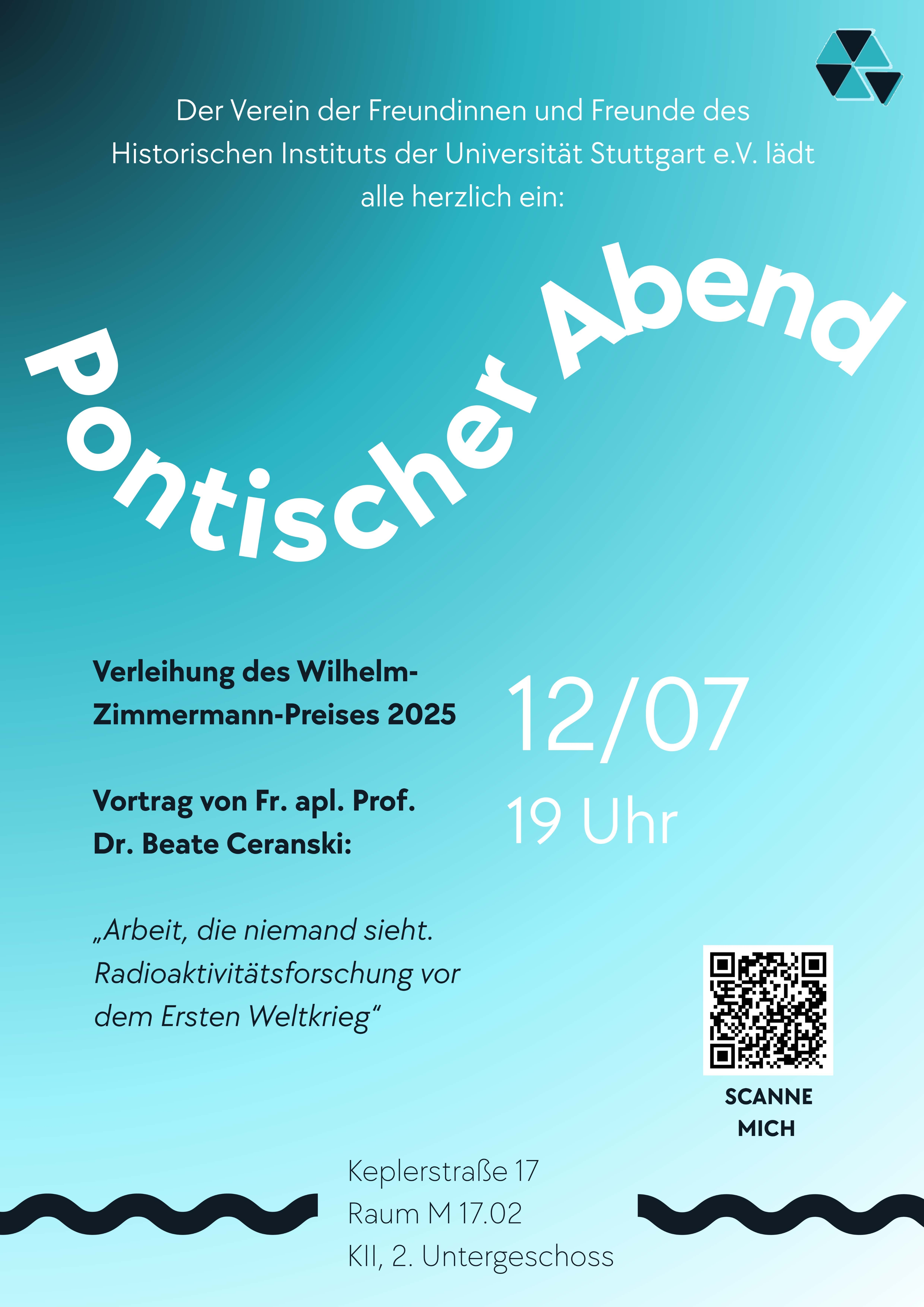 Pontischer Abend 2025 Plakat