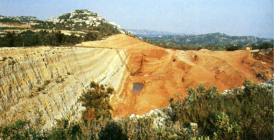 Bauxidgrube Les Baux